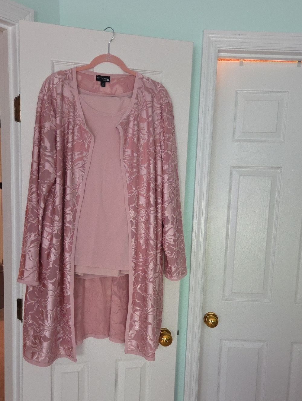 Anthony Pink  Pantsuit Set